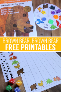 Brown Bear, Brown Bear, What Do You See? Printables and Activities ...