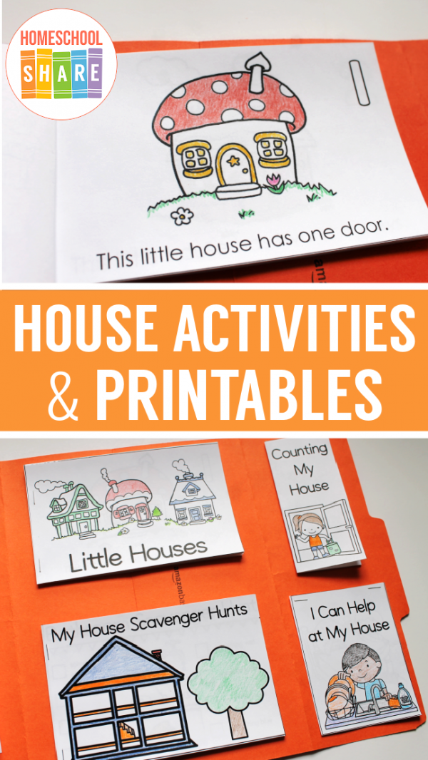 Free House Activities For Preschool Homeschool Share