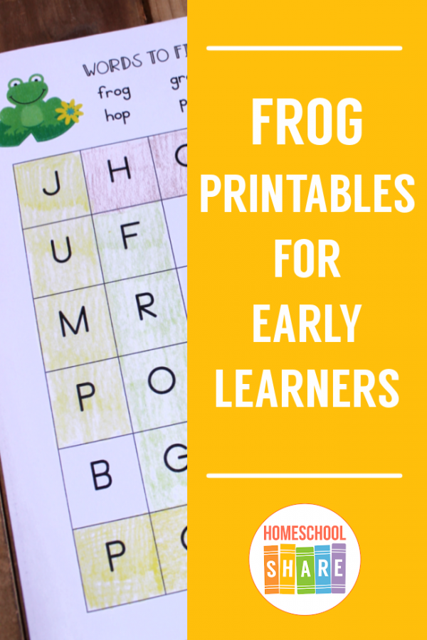 Frog Printables for Preschool Homeschool Share