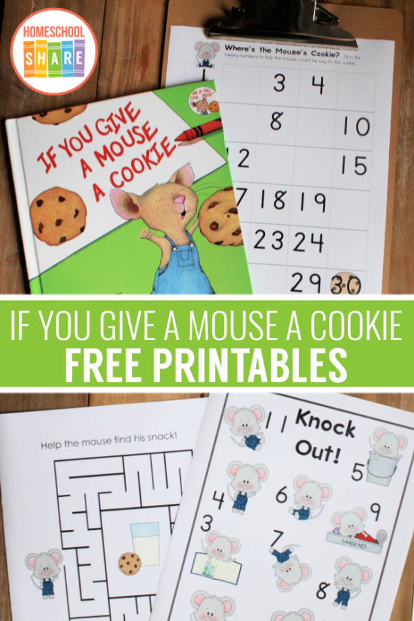 If You Give a Mouse a Cookie Lapbook - Homeschool Share