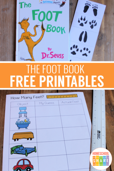 The Foot Book Printables and Activities - Homeschool Share