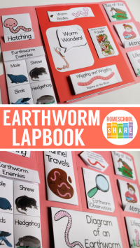 Free Earthworms Lapbook - Homeschool Share