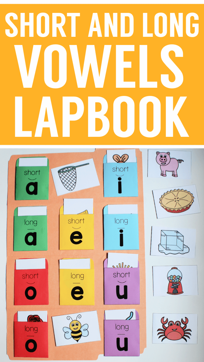 Short and Long Vowels Lapbook - Homeschool Share