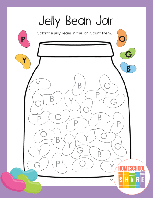 Free Printable Guess How Many Jelly Beans Template