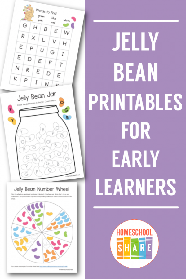 Free Jelly Bean Printables Homeschool Share