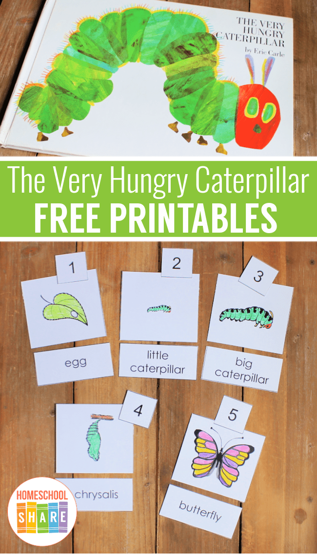 The Very Hungry Caterpillar Printables - Homeschool Share