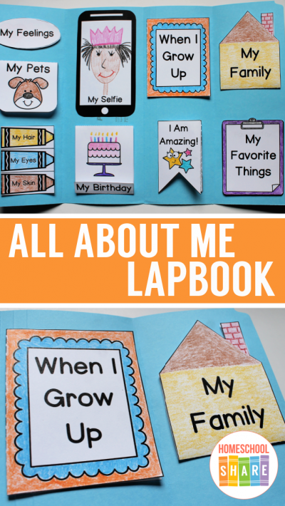 All About Me Lapbook - Homeschool Share