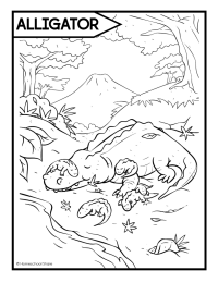 Reptiles Coloring Pages - Homeschool Share