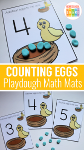 Bird Playdough Math Mats - Homeschool Share