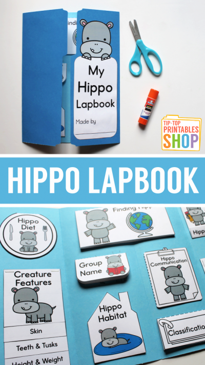 Hippo Lapbook - Homeschool Share