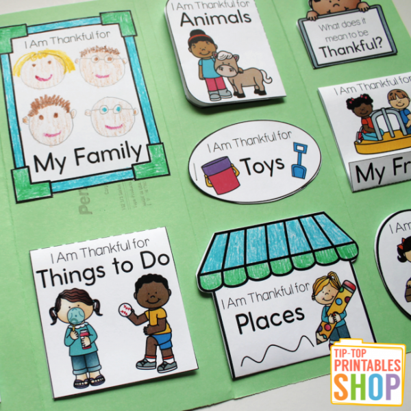 I Am Thankful Lapbook - Homeschool Share