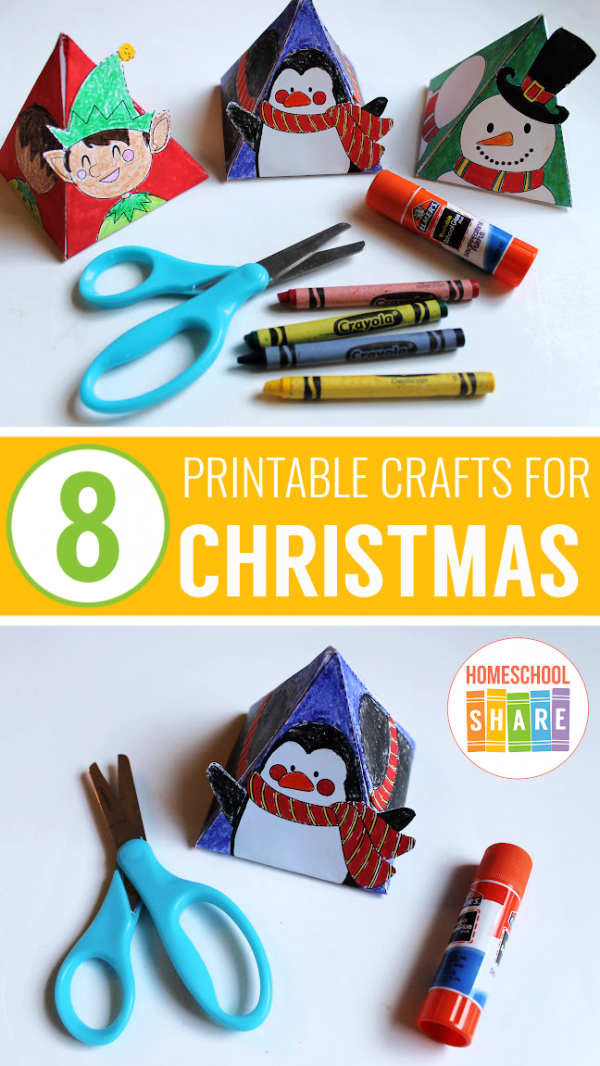 Free Printable Christmas Craft for Kids - Homeschool Share