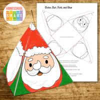 Free Printable Christmas Craft for Kids - Homeschool Share