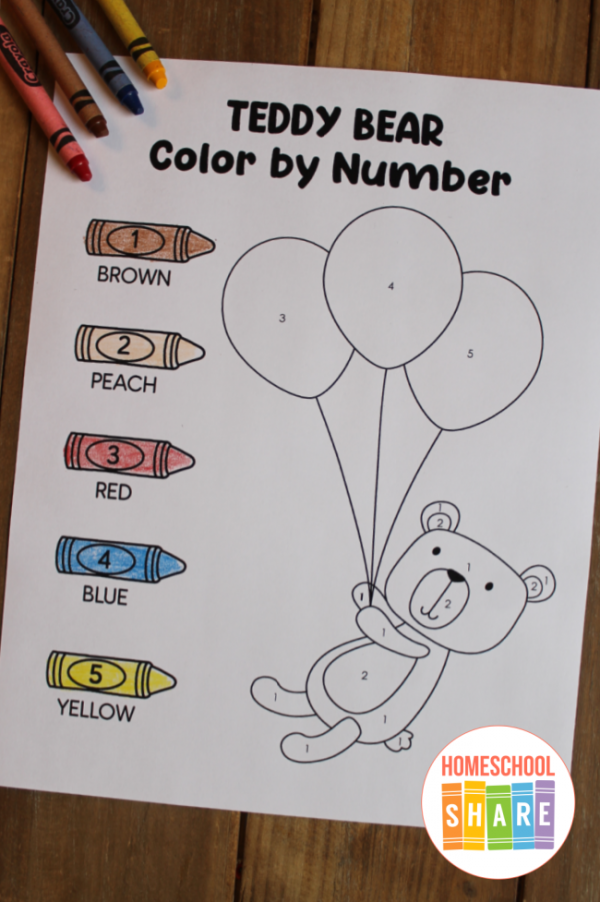 Free Printable Teddy Bear Activities for Preschool - Homeschool Share