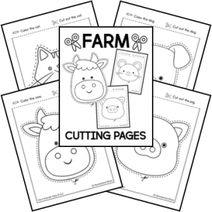 Farm Animal Cutting Practice Pages - Homeschool Share