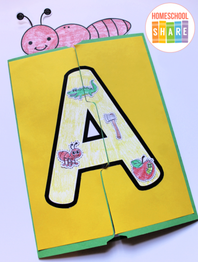 Letter A Alphabet Lapbook - Homeschool Share