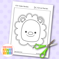 Zoo Animal Cutting Practice Pages - Homeschool Share