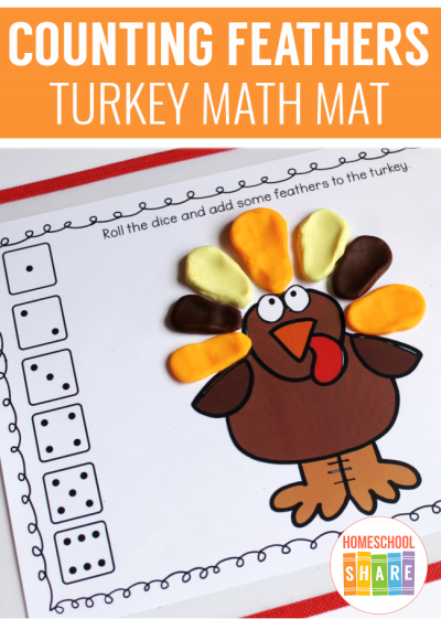 Turkey Math Mat - Homeschool Share