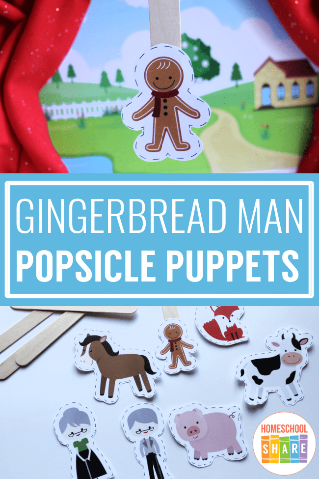 Gingerbread Man Popsicle Puppets Homeschool Share