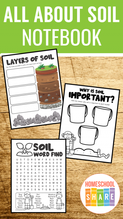 Soil Notebook Pages - Homeschool Share