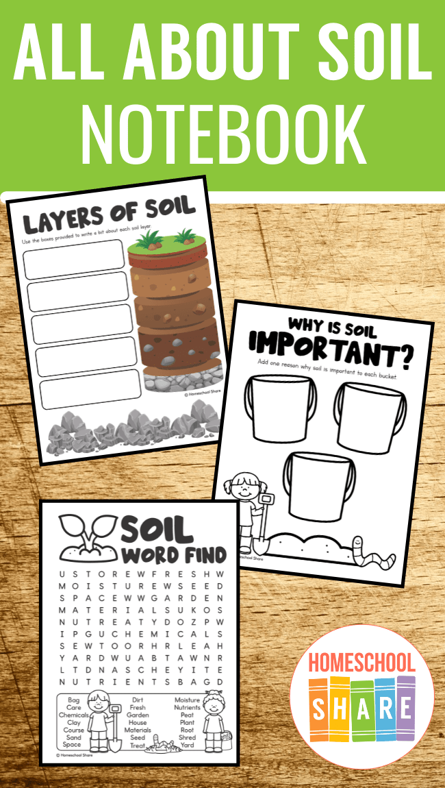 Soil Notebook Pages - Homeschool Share