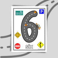 Transportation Themed Number Mats - Homeschool Share