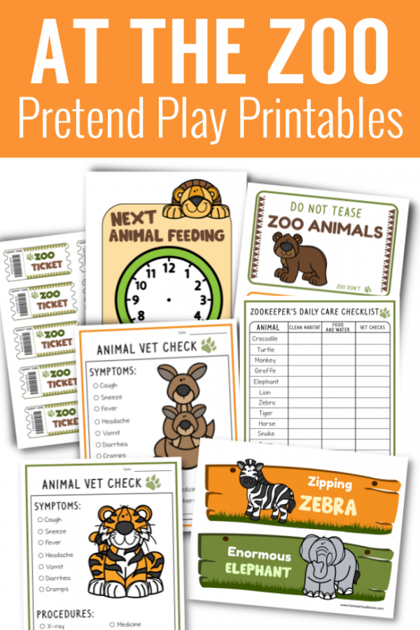 Zoo Pretend Play Printables - Homeschool Share