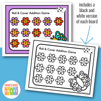 Free Insect Roll and Cover Dice Game Set - Homeschool Share