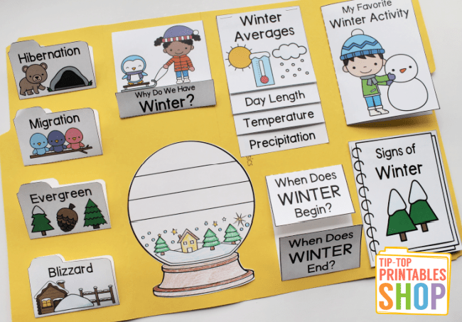 Winter Lapbook - Homeschool Share