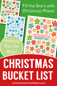 Christmas Bucket List for Kids - Homeschool Share