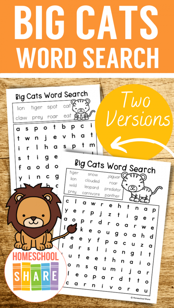 big-cats-word-search-homeschool-share