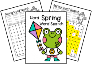 Free Spring Word Search Printables - Homeschool Share