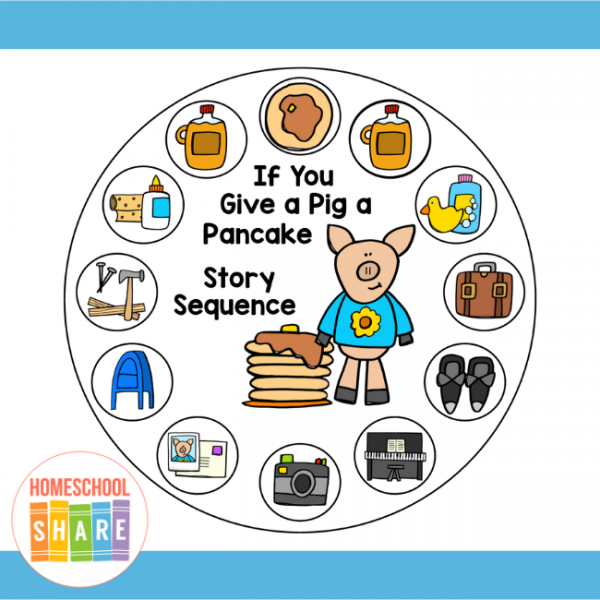 if you give a pig a pancake sequencing activities by