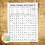 Easter Word Search (free!) - Homeschool Share