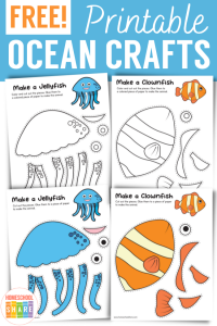 Ocean Animals Craft Printables - Homeschool Share