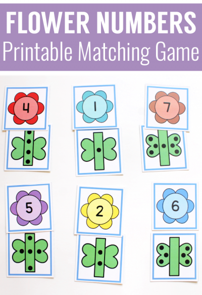 Flower Matching Game - Homeschool Share