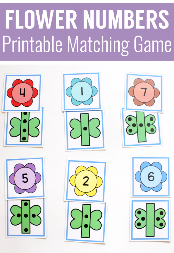 Flower Matching Game Homeschool Share