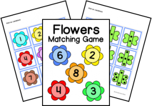 Flower Matching Game - Homeschool Share