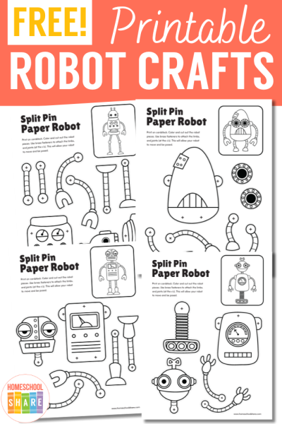 Robot Crafts for Kids - Homeschool Share